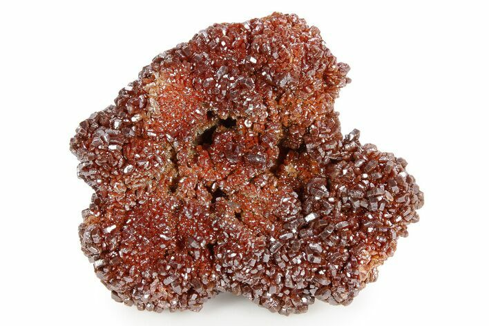 Glittering, Ruby Red Vanadinite Crystals - Morocco #255562